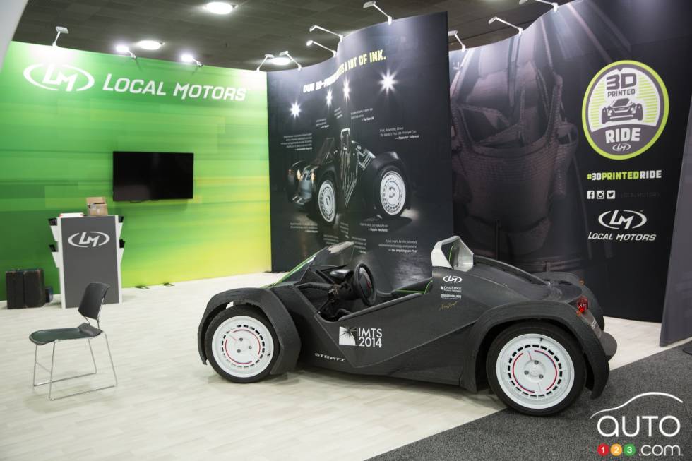3d printed Local Motors car