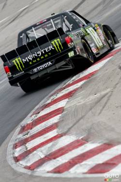 Joey Coulter, Toyota Monster Energy, in action during qualifying