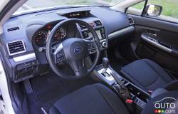 Habitacle du conducteur de la Subaru Impreza 5 portes touring 2016