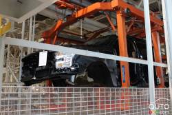 manufacture de Ford vue de l'extérieur comme de l'intérieur.