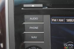 Commandes audio, Bluetooth et de navigation