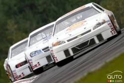 David Thorndyke, LubeSource/Thorsons EVT Chevrolet, in action during practice on saturday