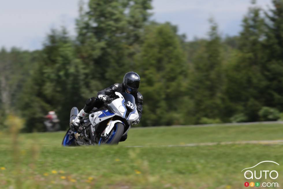 front 3/4 action view