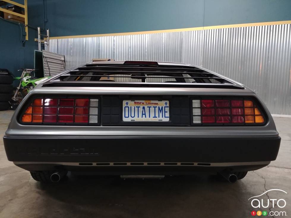 A 1981 DeLorean DMC 12 is for sale