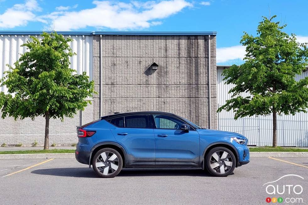 Nous conduisons le Volvo C40 Recharge 2022