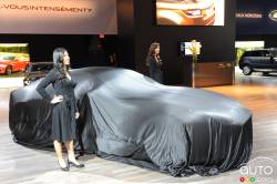 car under wraps before unveiling