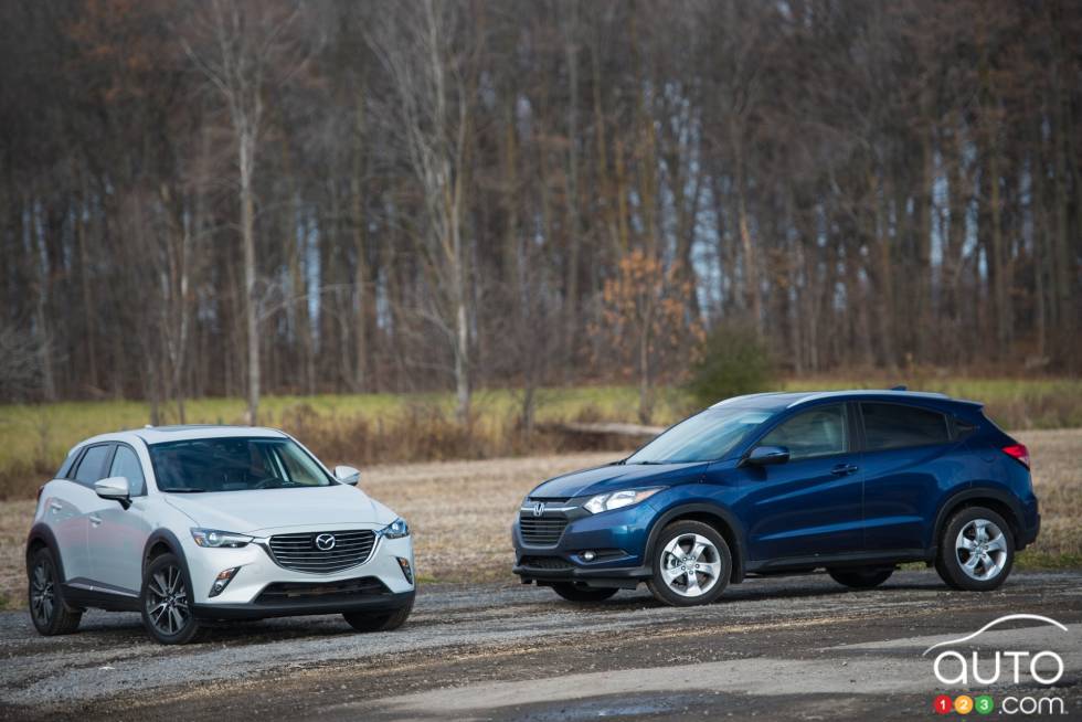 Photos du Comparatif des véhicules multisegments compact 2016