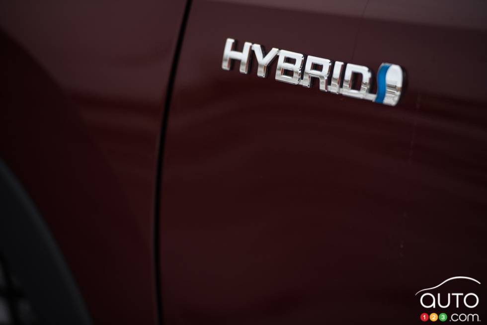 Détail extérieur du Toyota Highlander Hybride 2016