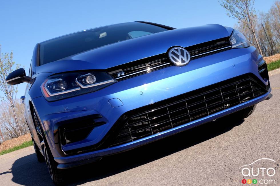 L'avant de la voiture