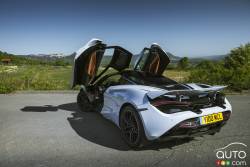 Rear view with doors open