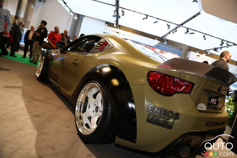 Scion FR-S drift car.