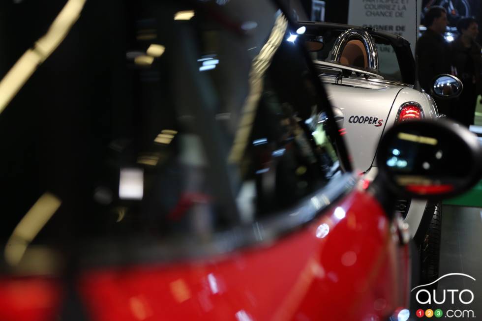 MINI booth at the 2013 Montreal International Auto Show.