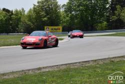 2016 Porsche 911 driving experience front 3/4 view
