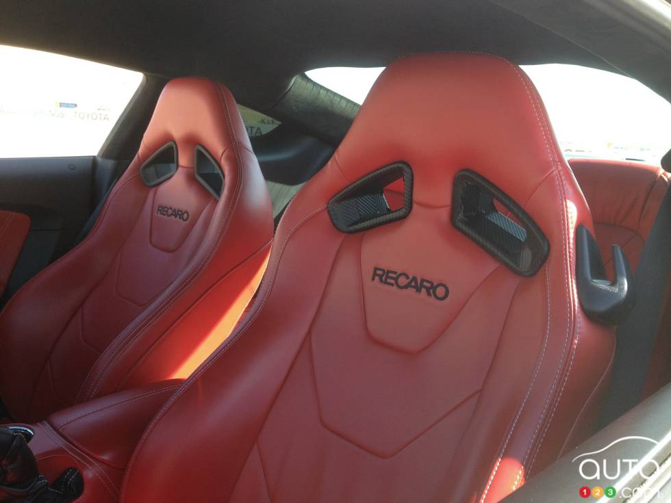 2015 Galpin-Fisker Mustang Rocket front seats