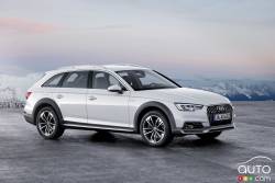 Vue 3/4 avant de l'Audi Allroad 2017