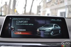 BMW 750Li xDrive 2016 écran multimédia et navigation