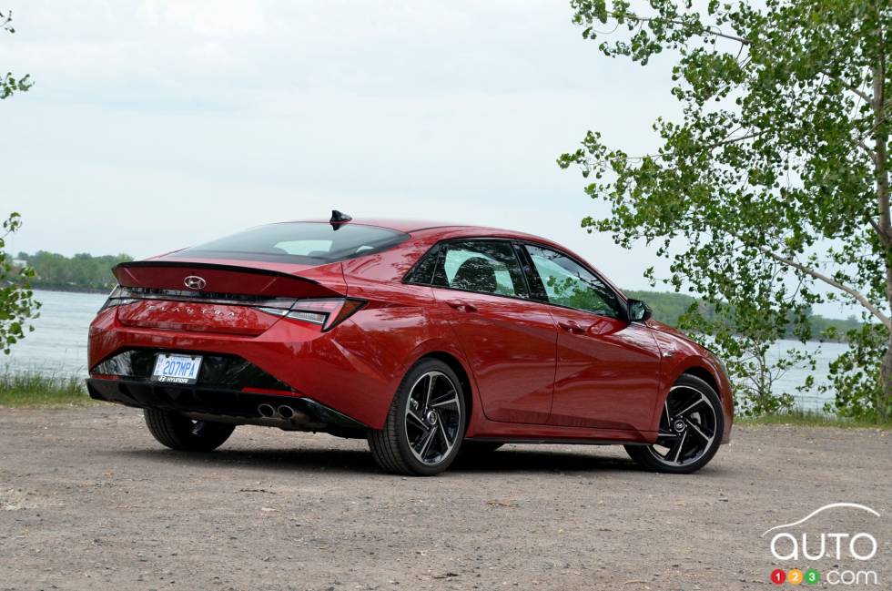 Nous conduisons la Hyundai Elantra N Line 2022