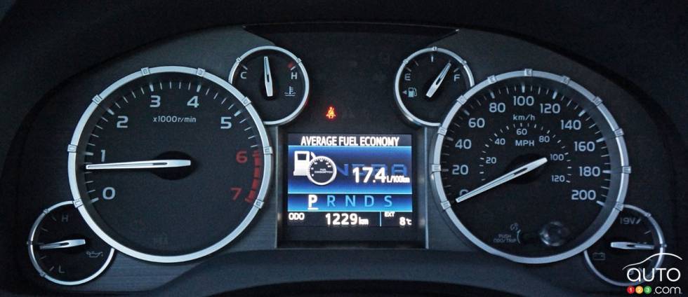 2016 Toyota Tundra 4X4 CrewMax 1794 edition gauge cluster