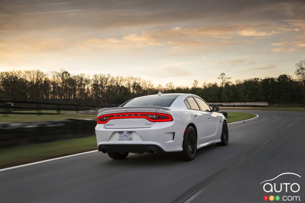 rear 3/4 action view