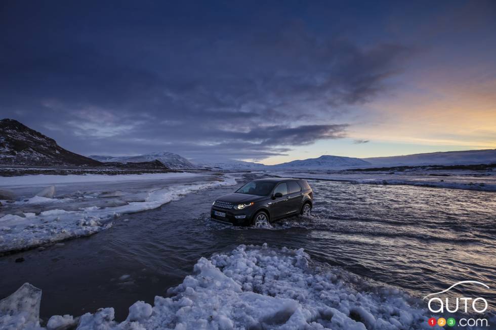 front 3/4 action view