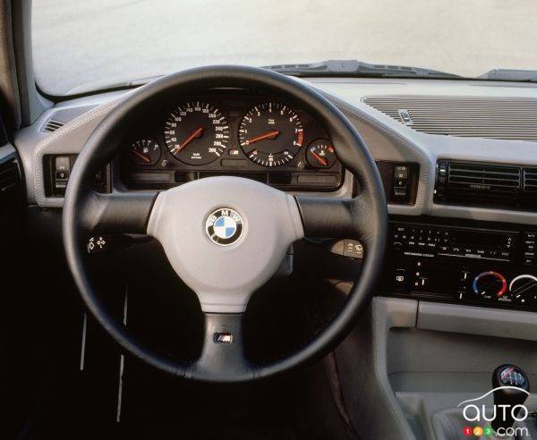 BMW M5 saloon dashboard