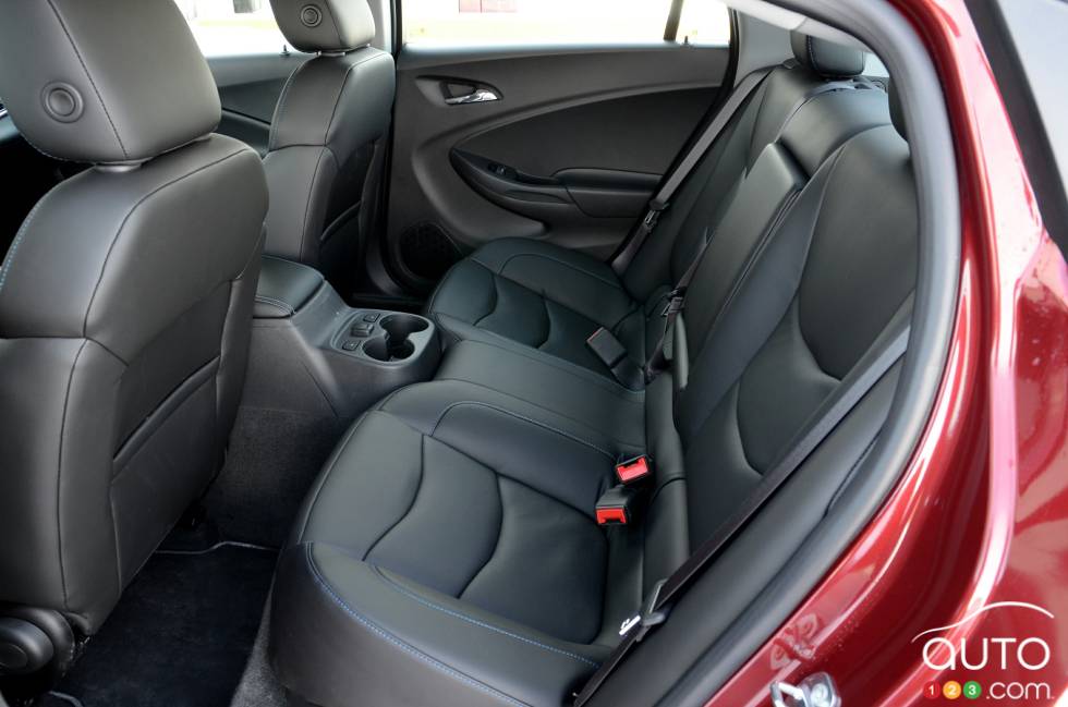 Banquette arrière de la Chevrolet Volt 2016