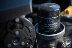 Détail du moteur du Subaru Crosstrek 2016