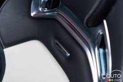 Détail siège de la Mercedes AMG GT S 2016