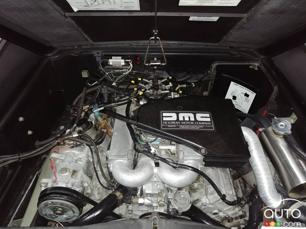 A 1981 DeLorean DMC 12 is for sale