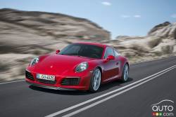 Conduite de la Porsche 911 2017