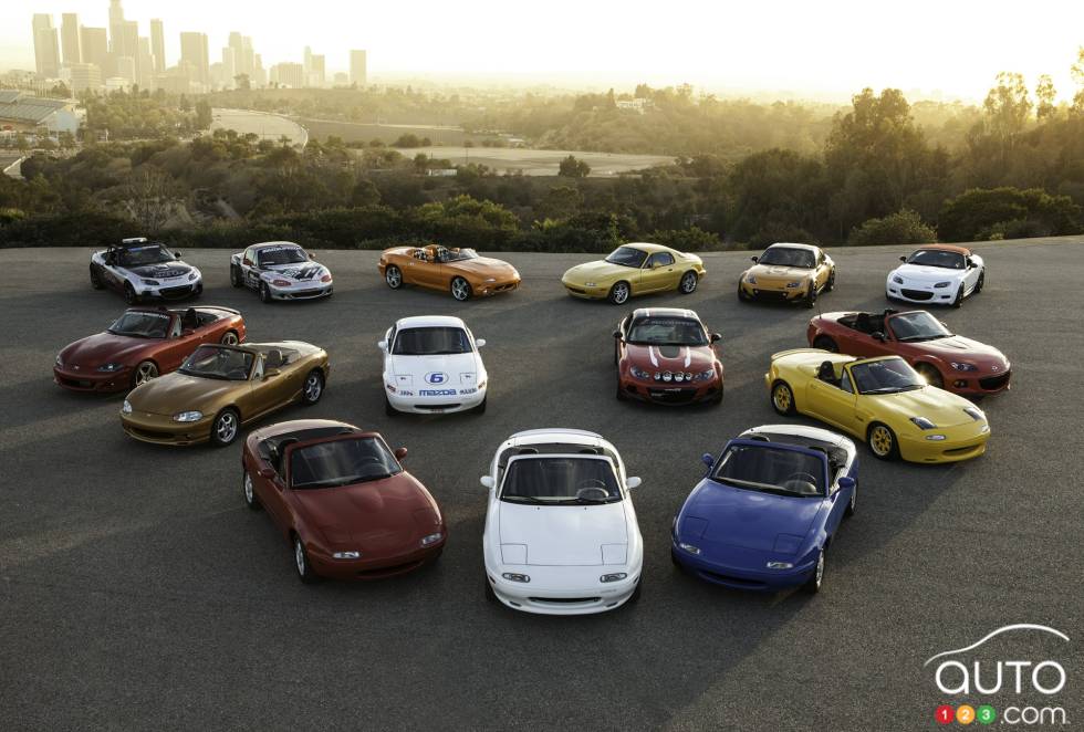 la mx-5 à travers les générations