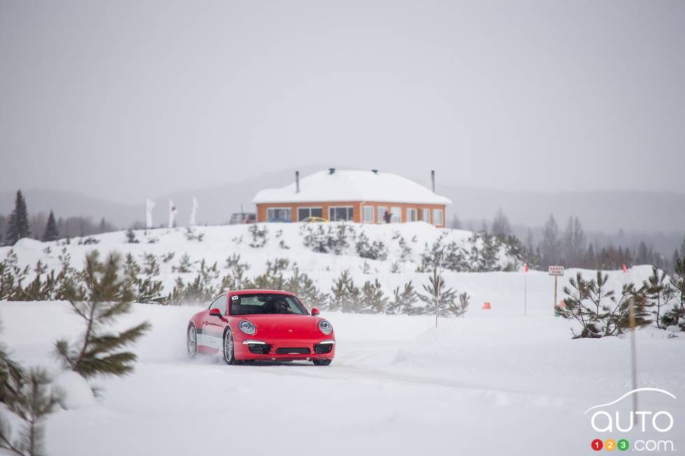 action photo on and off the track