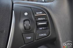 Features on the steering wheel