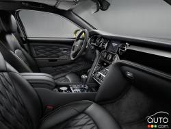 Console centrale de la Bentley Mulsanne Speed 2016