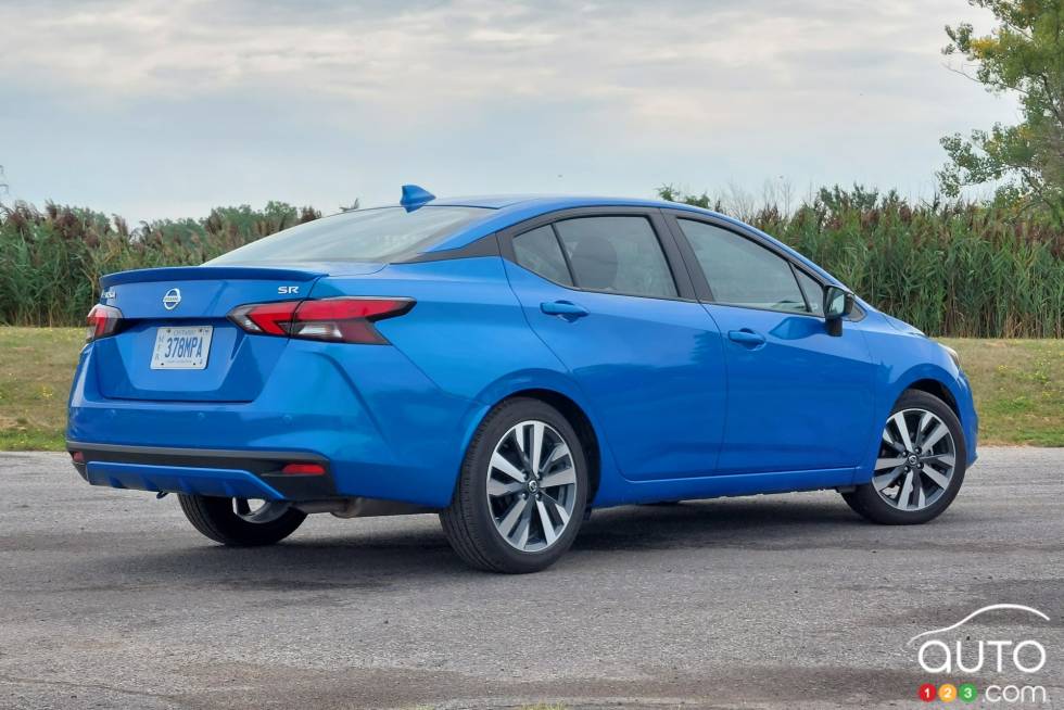 Nous conduisons la Nissan Versa 2021