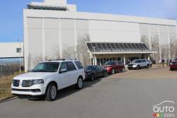 manufacture de Ford vue de l'extérieur comme de l'intérieur.