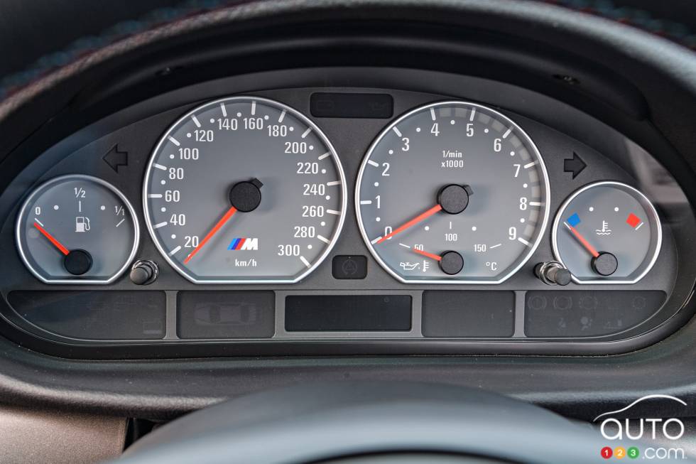 Instrumentation de la BMW E46 M3
