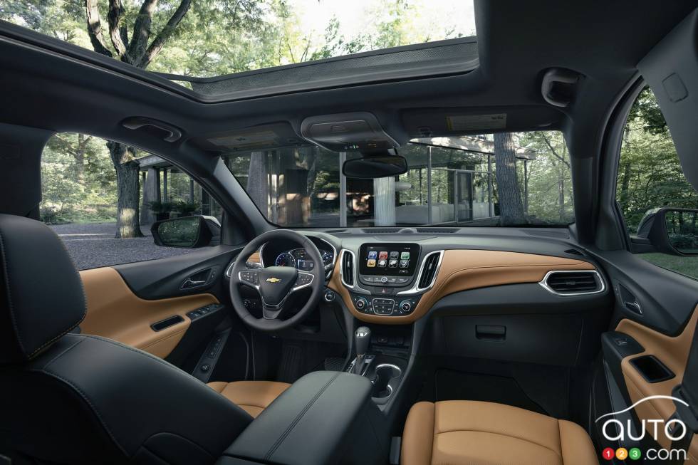 Dashboard and front seats