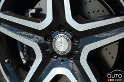 Détail roue du Mercedes-Benz GLE 450 AMG 2016