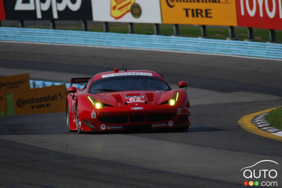 action on and off the track