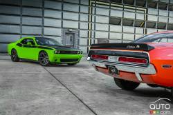 1970 Dodge Challenger T/A and 2017 Dodge Challenger T/A tail light
