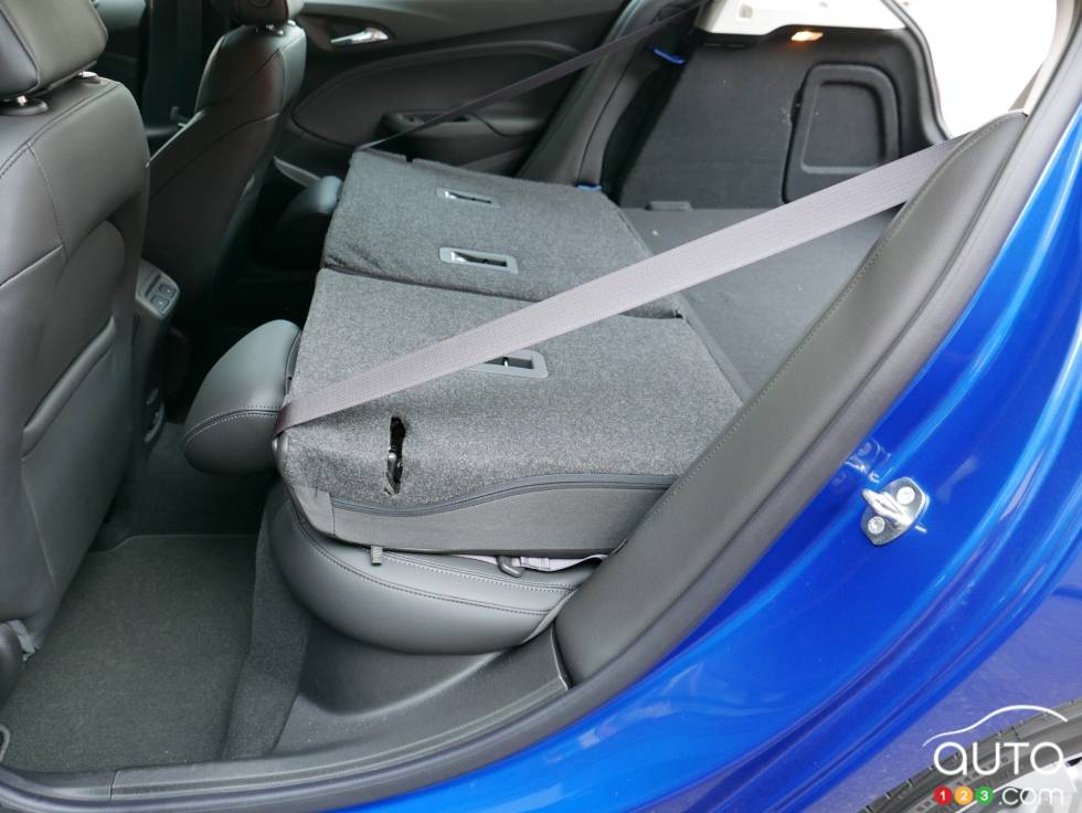 Détail intérieur de la Chevrolet Cruze Hatchback 2017