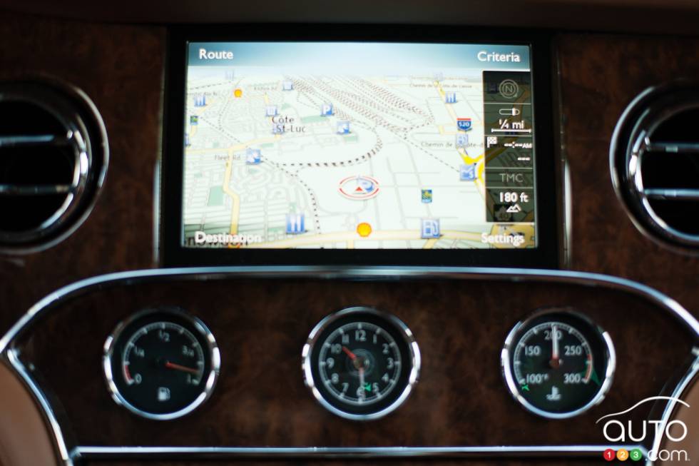 Navigation system display