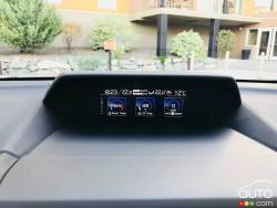 Écran de l'horloge et température du Subaru Forester Sport 2019