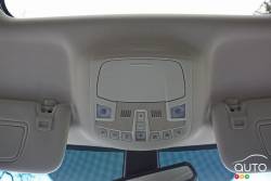 2016 Ford Edge Sport panoramic roof controls