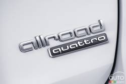 Écusson du modèle de l'Audi Allroad 2017