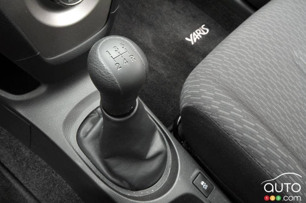 Détails du levier de vitesses