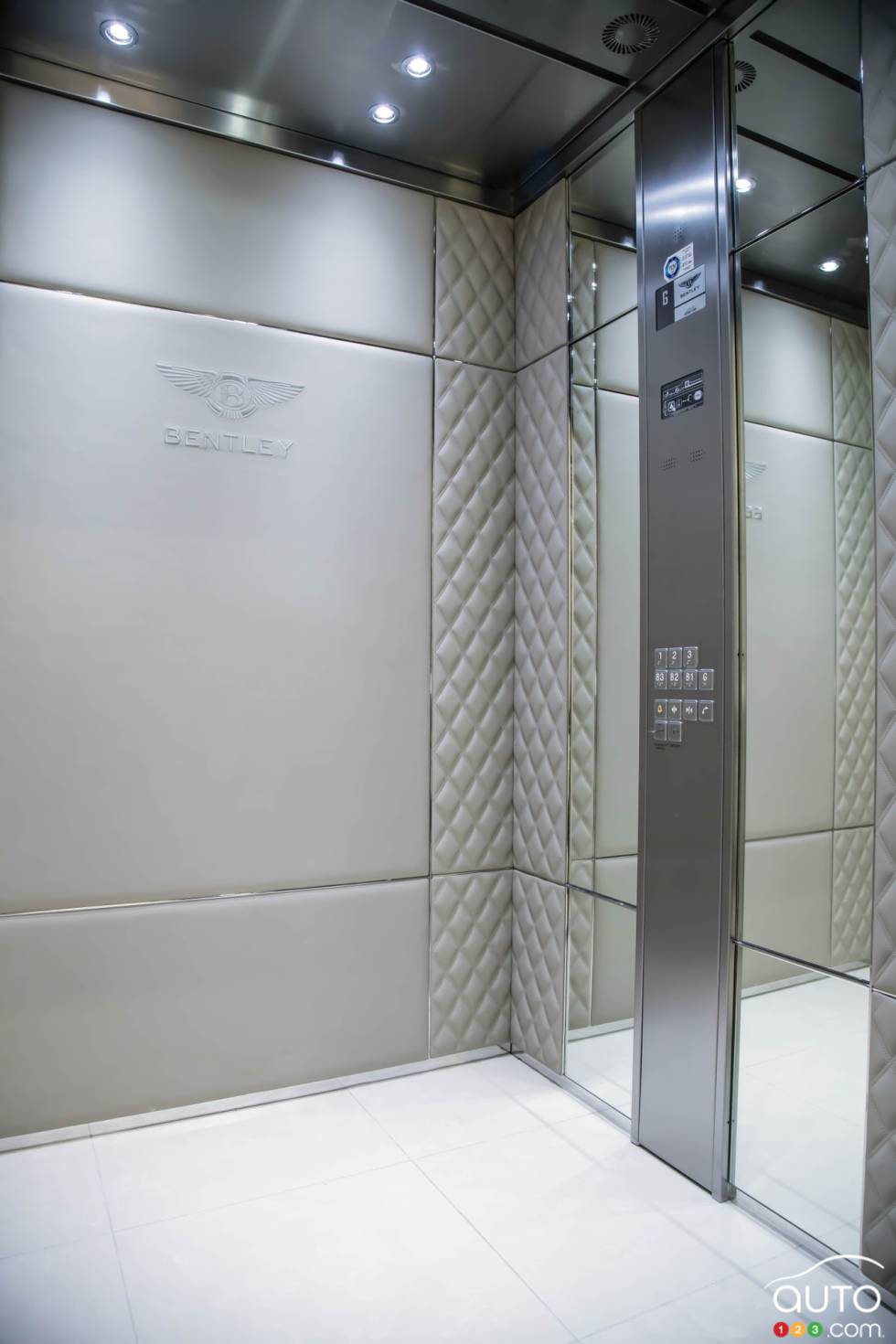 Flagship Bentley Showroom in Dubai interior details