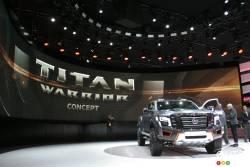 Vue de face du Nissan Titan Warrior Concept