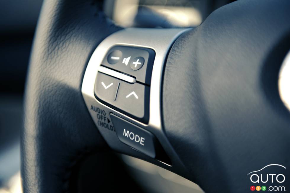 Steering wheel with controls